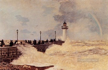 El embarcadero de Le Havre II Claude Monet Pinturas al óleo